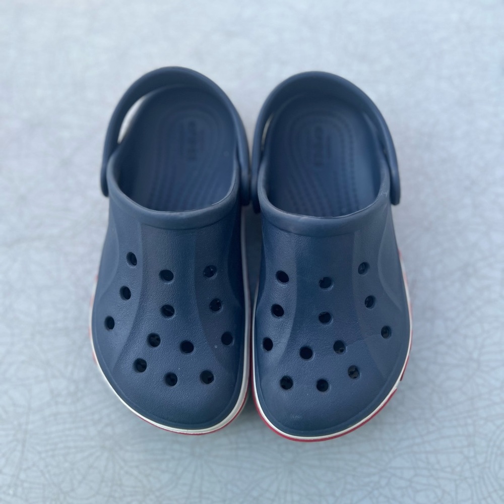 Red, White & Blue Kids Crocs